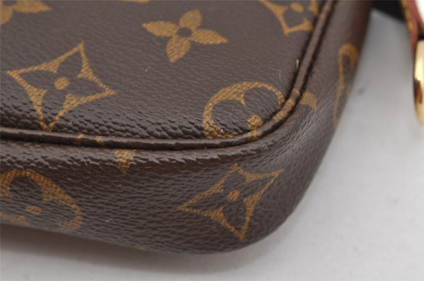 Authentic Louis Vuitton Monogram Pouch For Bucket PM LV 7950I