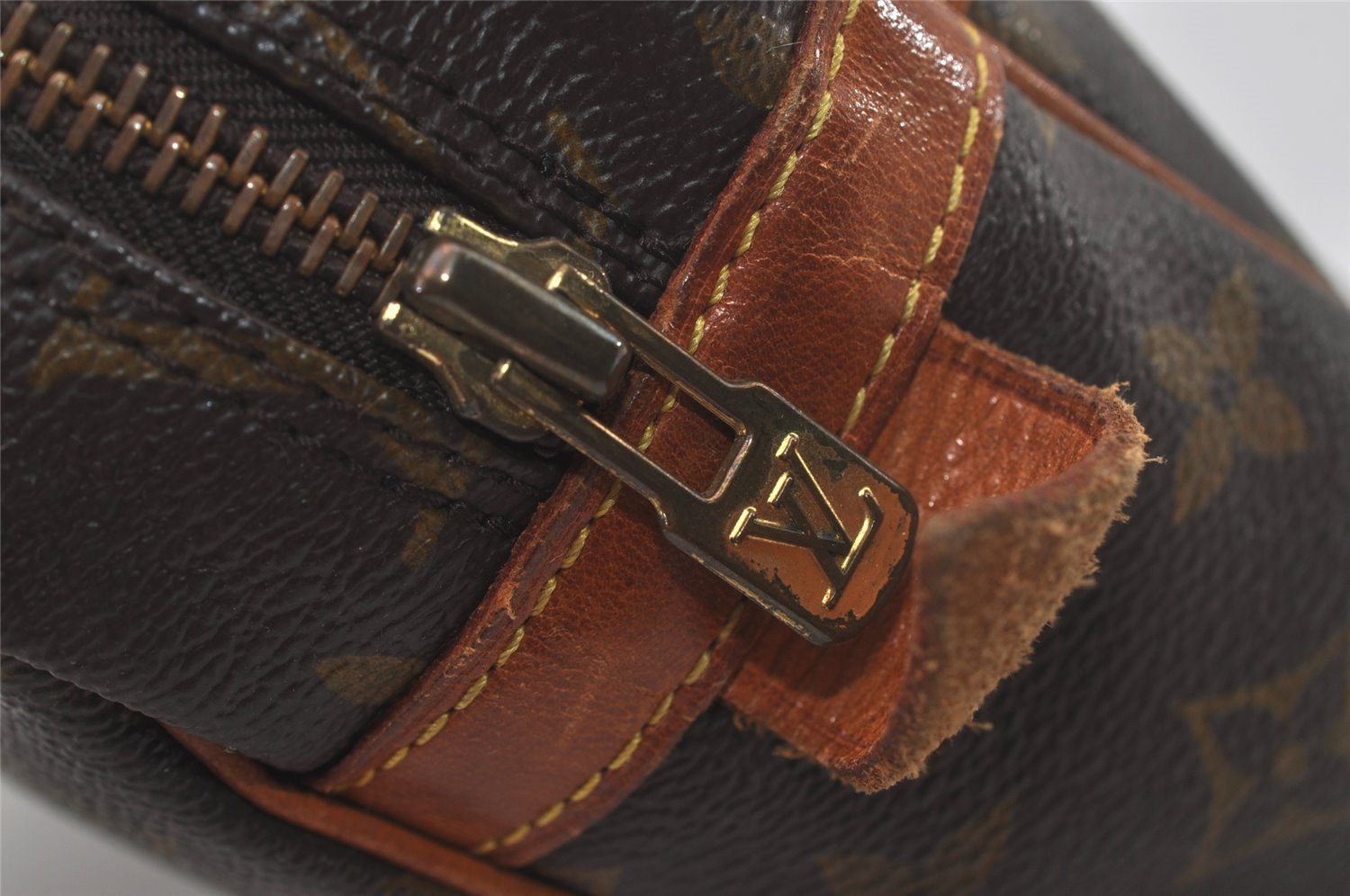 Authentic Louis Vuitton Monogram Compiegne 28 Clutch Hand Bag M51845 LV 7951I