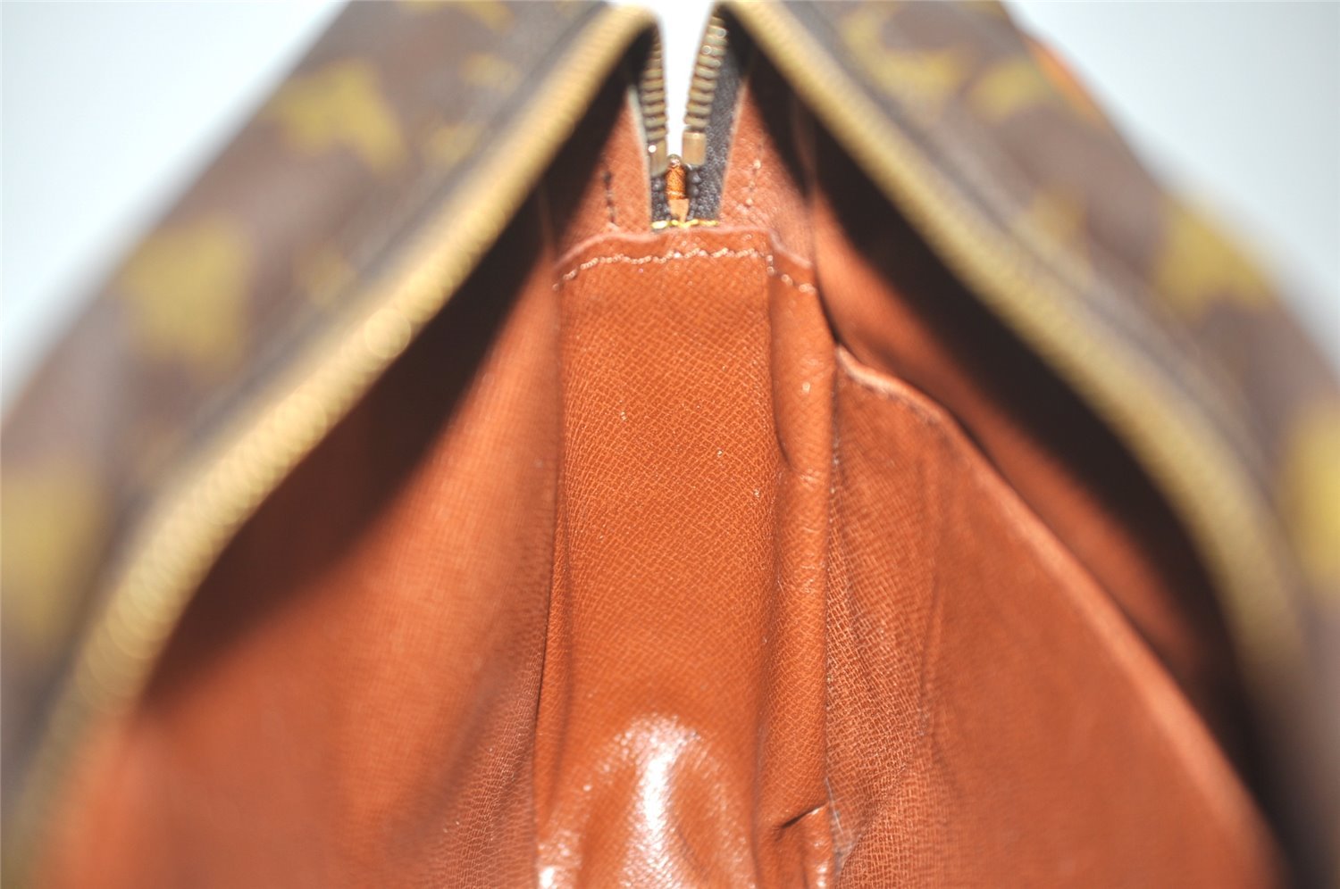 Authentic Louis Vuitton Monogram Compiegne 28 Clutch Hand Bag M51845 LV 7951I