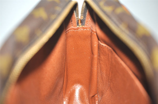 Authentic Louis Vuitton Monogram Compiegne 28 Clutch Hand Bag M51845 LV 7951I