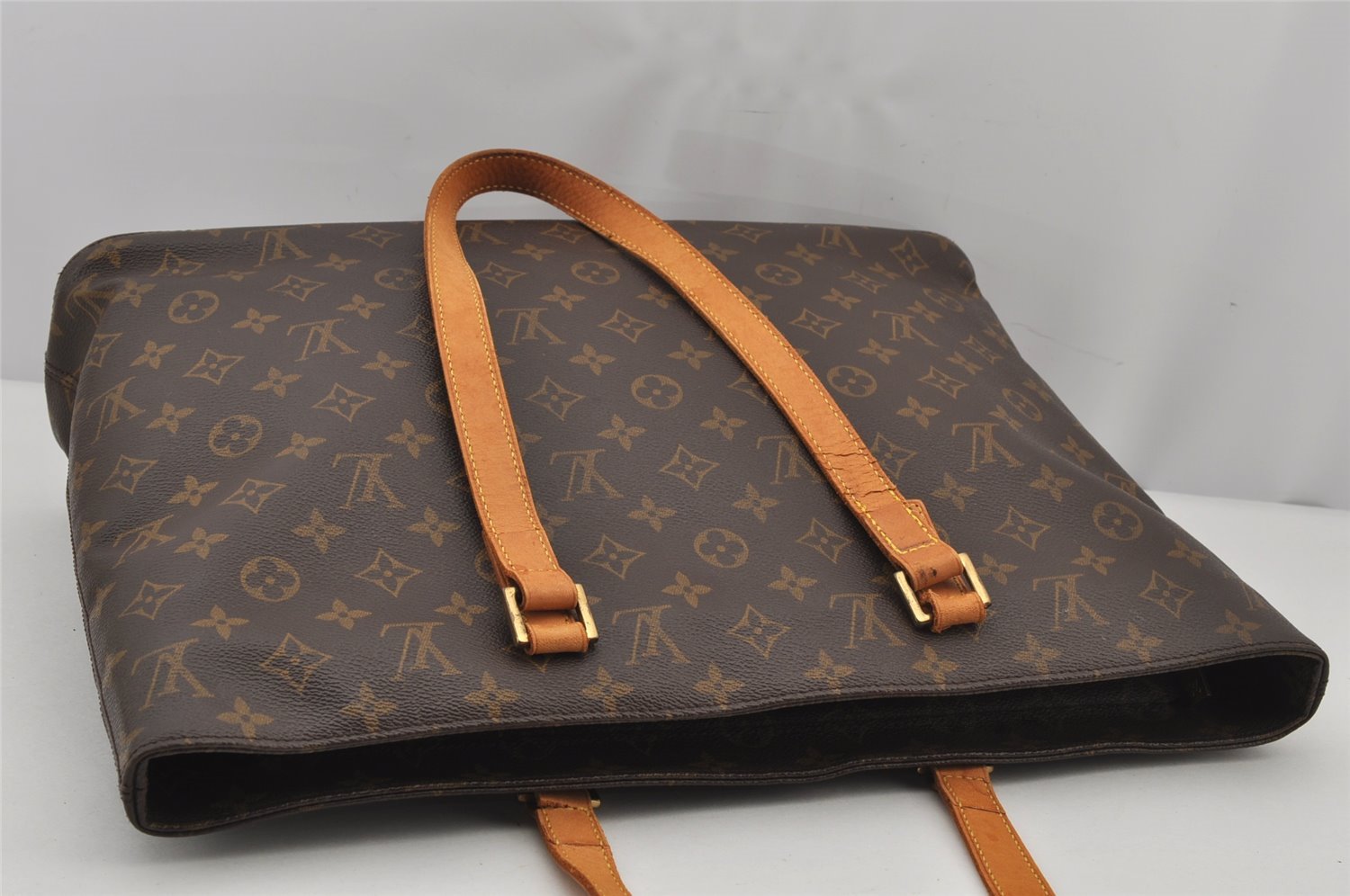 Authentic Louis Vuitton Monogram Luco Shoulder Tote Bag M51155 LV Junk 7951J