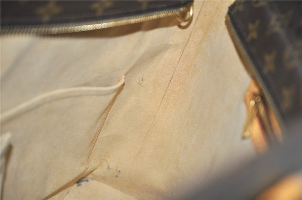 Authentic Louis Vuitton Monogram Luco Shoulder Tote Bag M51155 LV Junk 7951J