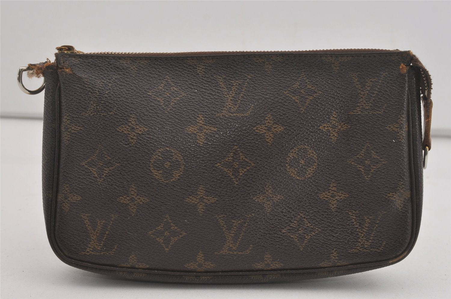 Authentic Louis Vuitton Monogram Pochette Accessoires Pouch M51980 LV 7952I