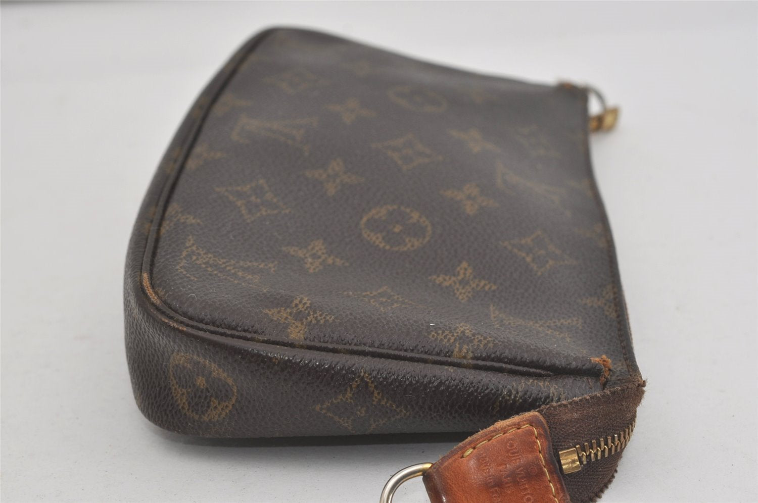 Authentic Louis Vuitton Monogram Pochette Accessoires Pouch M51980 LV 7952I