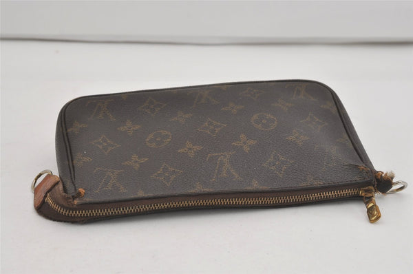 Authentic Louis Vuitton Monogram Pochette Accessoires Pouch M51980 LV 7952I