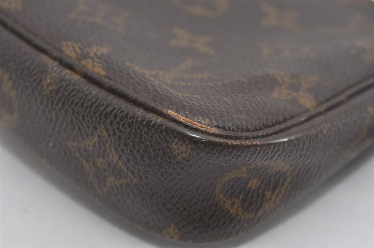Authentic Louis Vuitton Monogram Pochette Accessoires Pouch M51980 LV 7952I