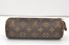 Authentic Louis Vuitton Monogram Trousse Ronde Pen Case Pouch M47630 Junk 7952J