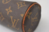 Authentic Louis Vuitton Monogram Trousse Ronde Pen Case Pouch M47630 Junk 7952J