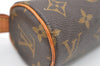 Authentic Louis Vuitton Monogram Trousse Ronde Pen Case Pouch M47630 Junk 7952J