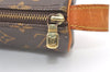 Authentic Louis Vuitton Monogram Trousse Ronde Pen Case Pouch M47630 Junk 7952J