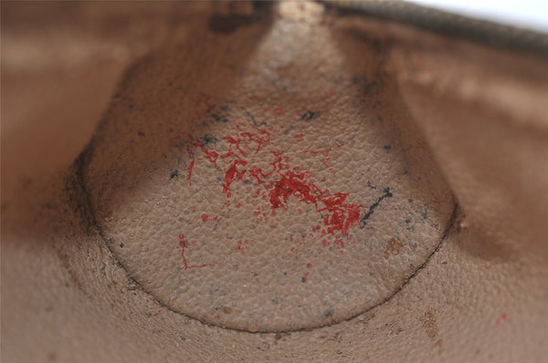 Authentic Louis Vuitton Monogram Trousse Ronde Pen Case Pouch M47630 Junk 7952J