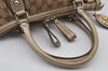 Authentic GUCCI Sukey 2Way Shoulder Tote Bag GG Canvas Leather Brown 7953J