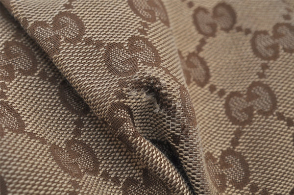 Authentic GUCCI Sukey 2Way Shoulder Tote Bag GG Canvas Leather Brown 7953J