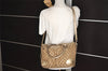 Authentic GUCCI Sukey 2Way Shoulder Tote Bag GG Canvas Leather Brown 7953J