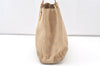 Authentic FENDI Zucchino Shoulder Hand Bag Purse Canvas Leather Beige 7954J