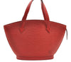 Authentic Louis Vuitton Epi Saint Jacques Hand Bag Red M52277 LV 7955I