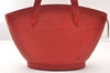 Authentic Louis Vuitton Epi Saint Jacques Hand Bag Red M52277 LV 7955I