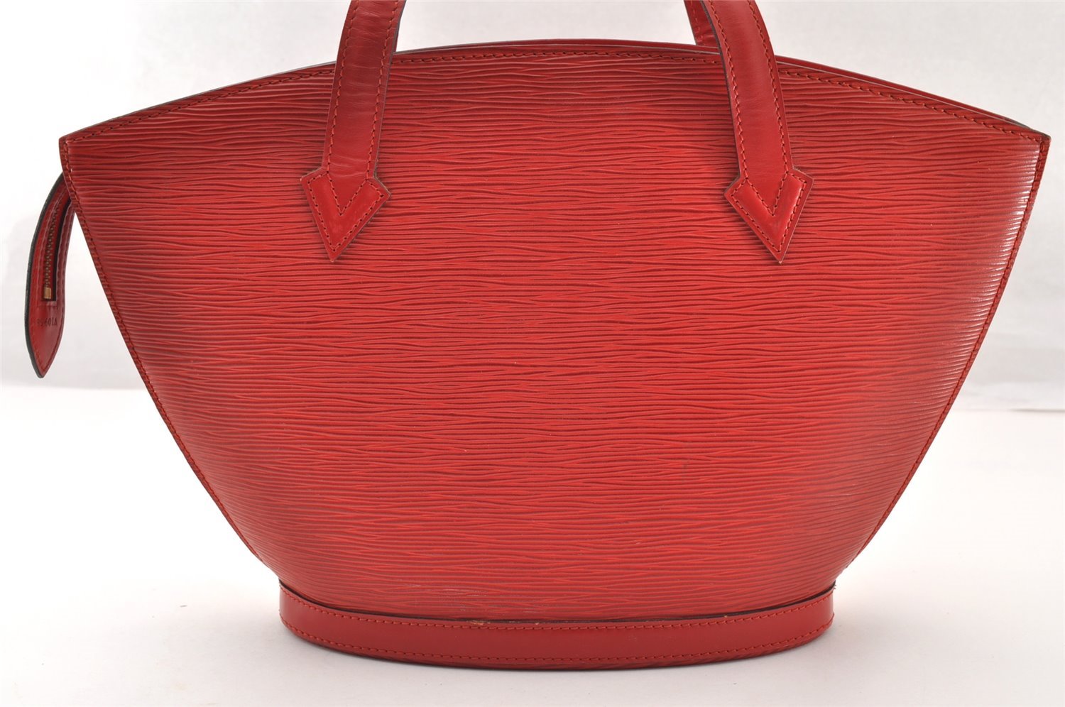 Authentic Louis Vuitton Epi Saint Jacques Hand Bag Red M52277 LV 7955I