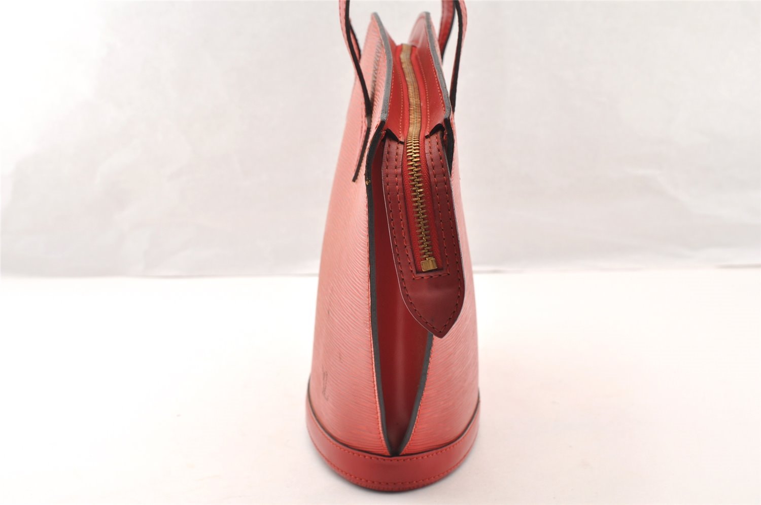 Authentic Louis Vuitton Epi Saint Jacques Hand Bag Red M52277 LV 7955I