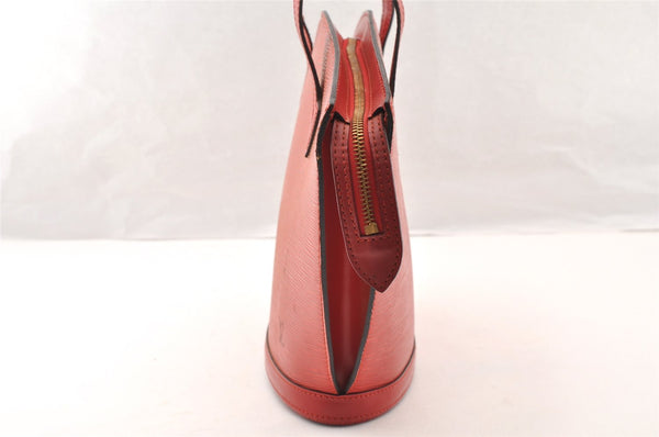 Authentic Louis Vuitton Epi Saint Jacques Hand Bag Red M52277 LV 7955I