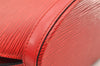 Authentic Louis Vuitton Epi Saint Jacques Hand Bag Red M52277 LV 7955I