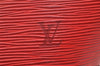 Authentic Louis Vuitton Epi Saint Jacques Hand Bag Red M52277 LV 7955I