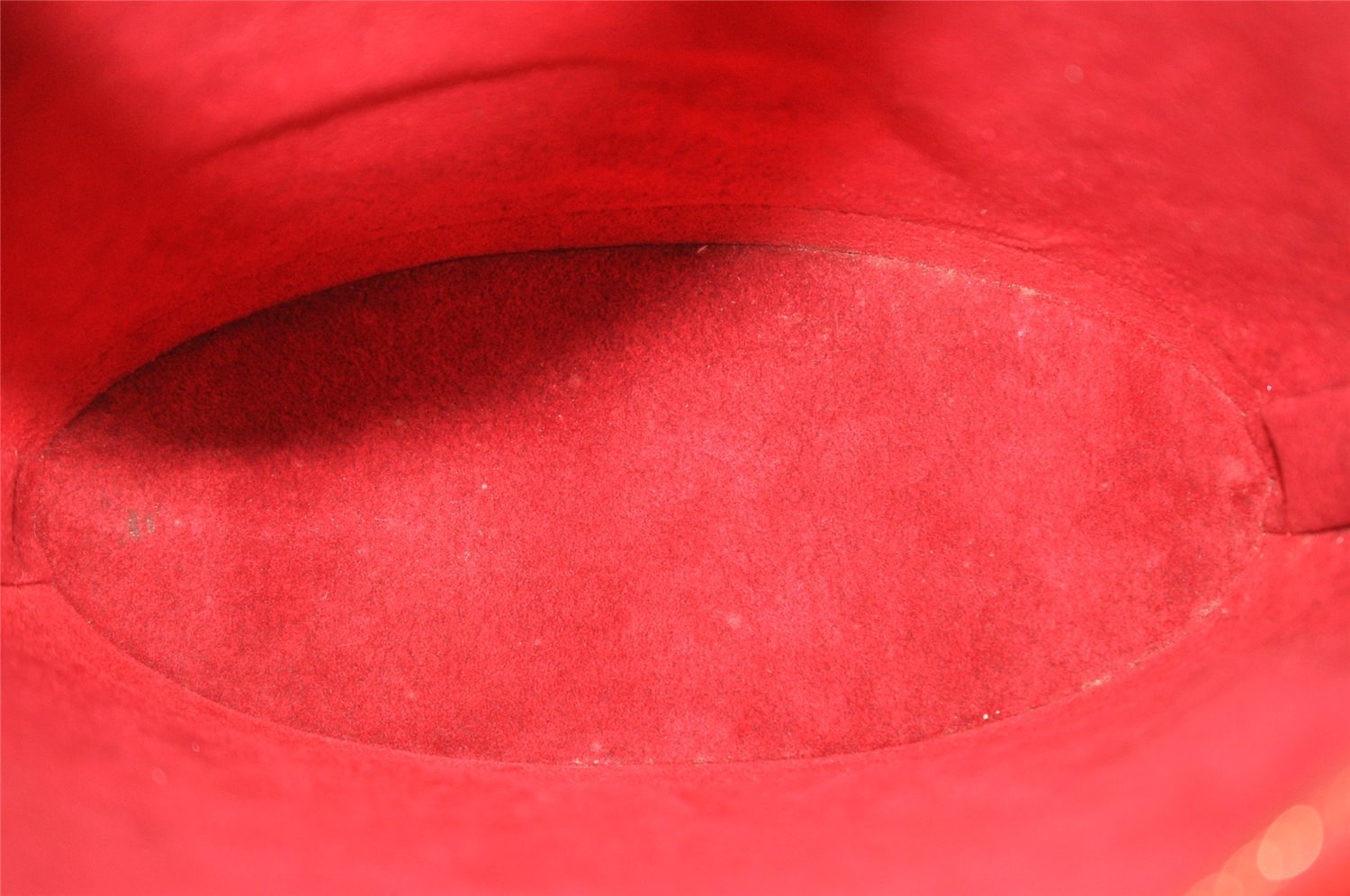 Authentic Louis Vuitton Epi Saint Jacques Hand Bag Red M52277 LV 7955I