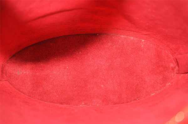 Authentic Louis Vuitton Epi Saint Jacques Hand Bag Red M52277 LV 7955I