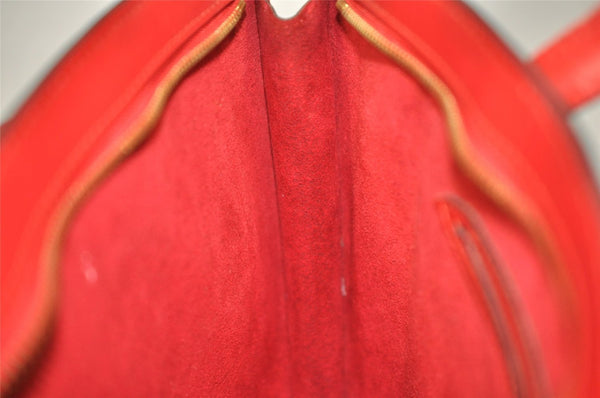 Authentic Louis Vuitton Epi Saint Jacques Hand Bag Red M52277 LV 7955I