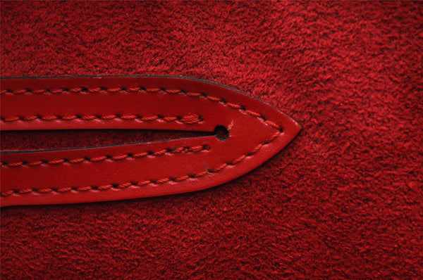 Authentic Louis Vuitton Epi Saint Jacques Hand Bag Red M52277 LV 7955I