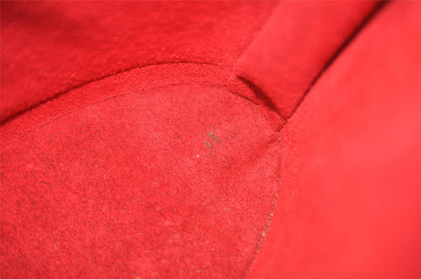 Authentic Louis Vuitton Epi Saint Jacques Hand Bag Red M52277 LV 7955I