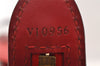Authentic Louis Vuitton Epi Saint Jacques Hand Bag Red M52277 LV 7955I