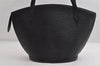 Auth Louis Vuitton Epi Saint Jacques Shopping Shoulder Bag Black M52262 LV 7956I