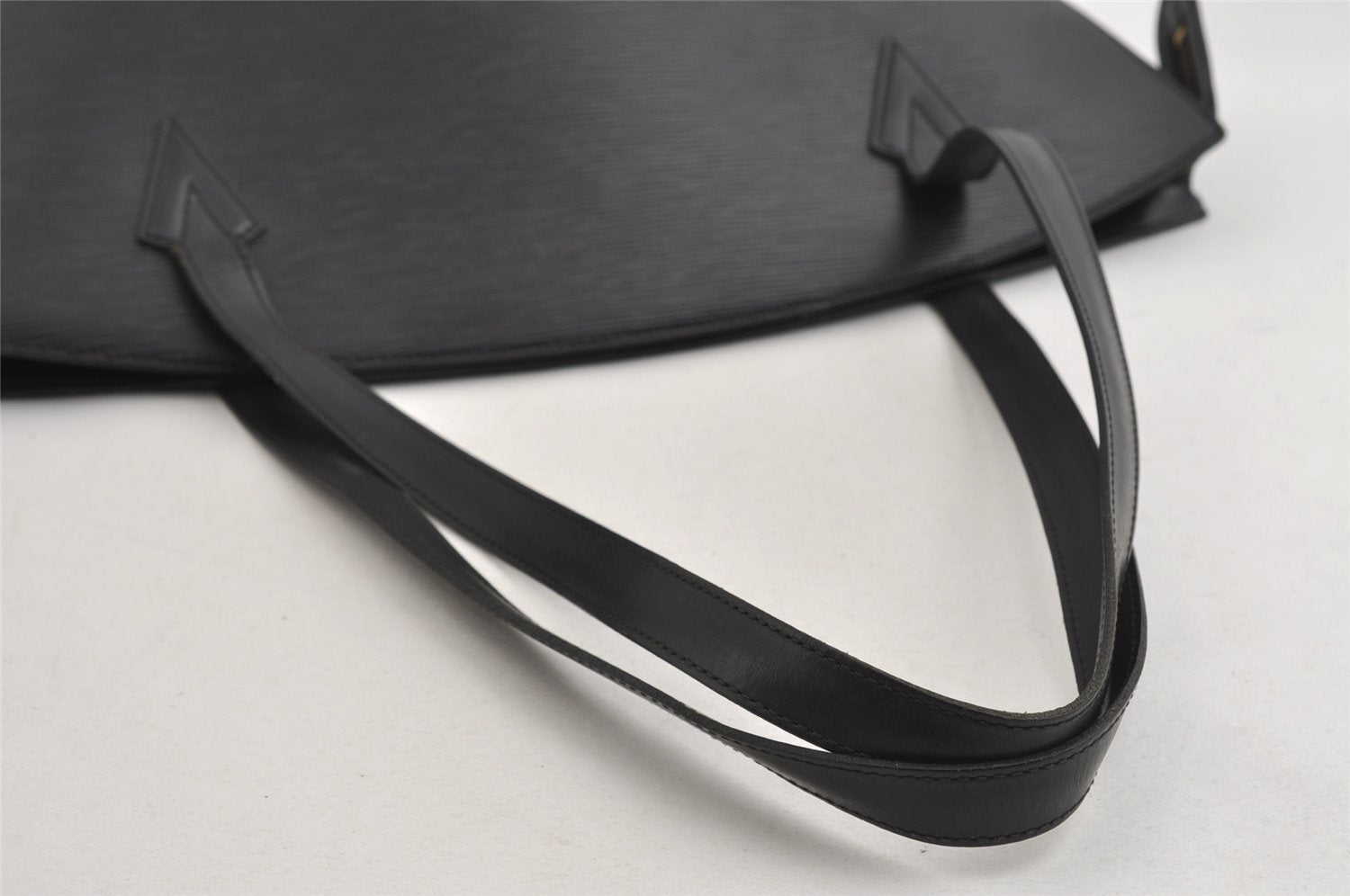 Auth Louis Vuitton Epi Saint Jacques Shopping Shoulder Bag Black M52262 LV 7956I