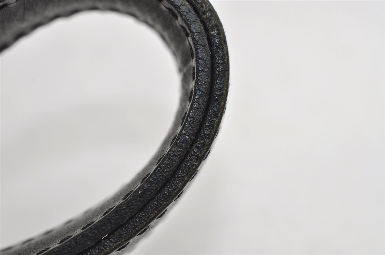 Auth Louis Vuitton Epi Saint Jacques Shopping Shoulder Bag Black M52262 LV 7956I