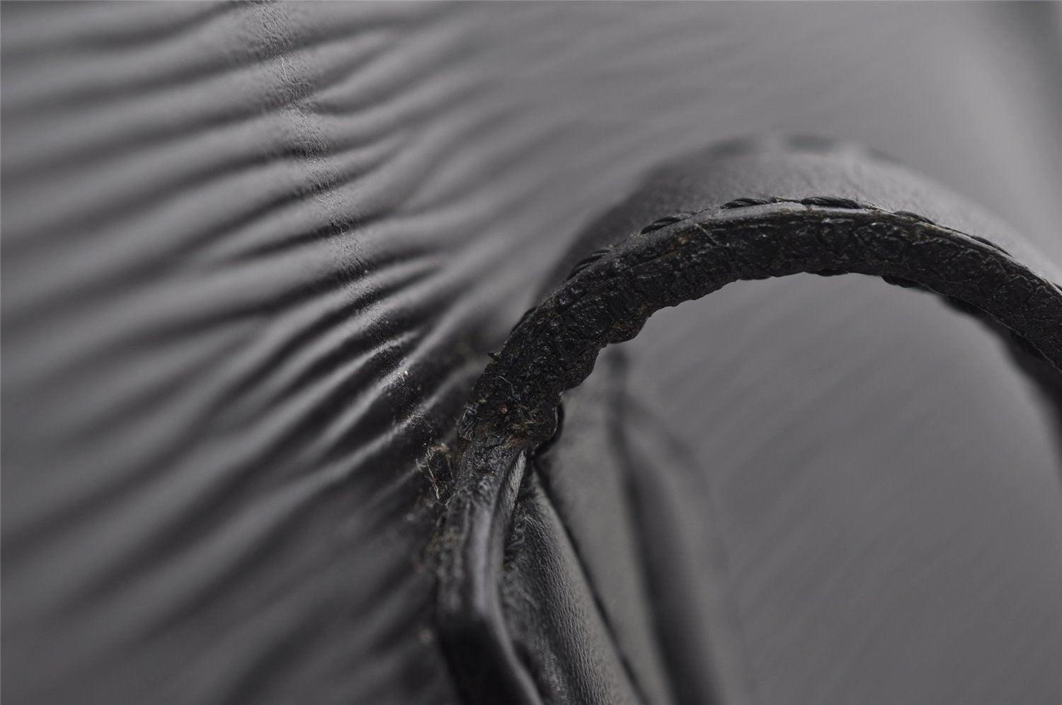 Auth Louis Vuitton Epi Saint Jacques Shopping Shoulder Bag Black M52262 LV 7956I