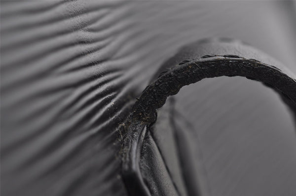 Auth Louis Vuitton Epi Saint Jacques Shopping Shoulder Bag Black M52262 LV 7956I