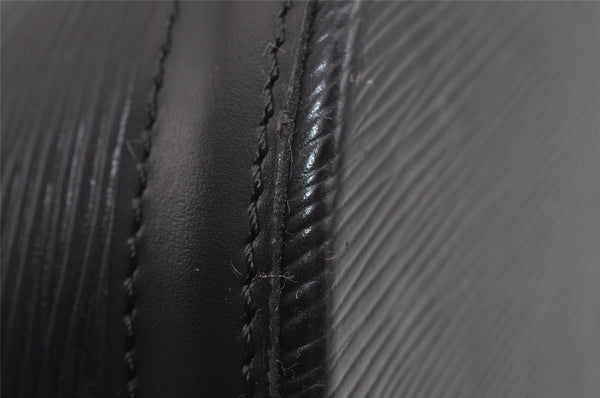 Auth Louis Vuitton Epi Saint Jacques Shopping Shoulder Bag Black M52262 LV 7956I