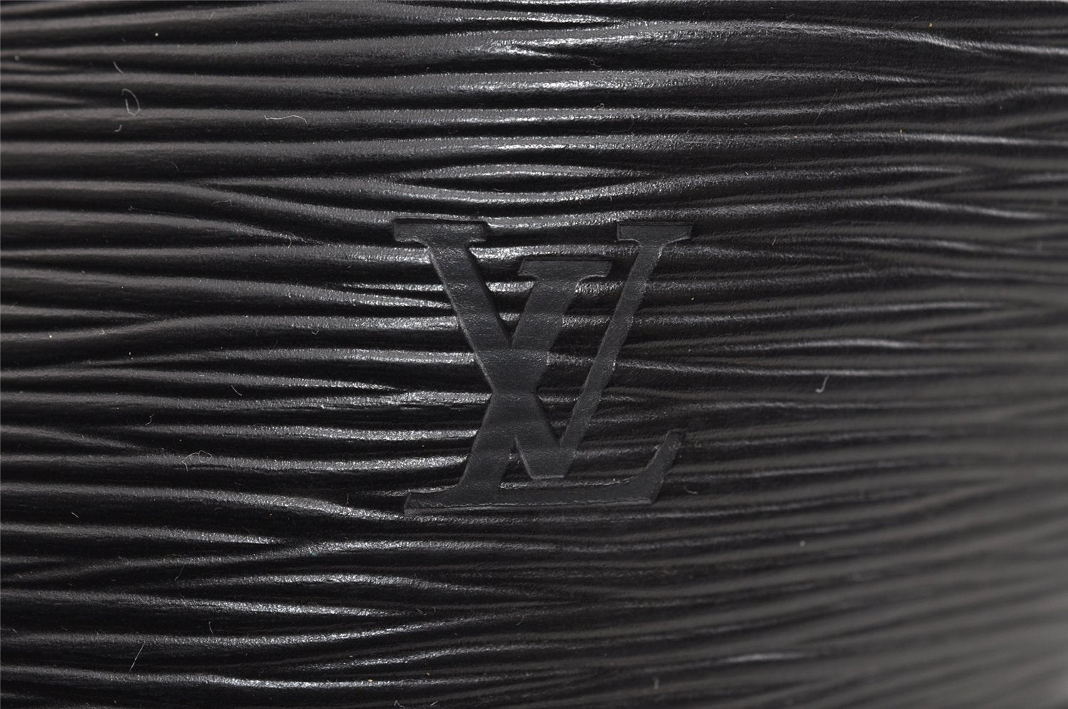 Auth Louis Vuitton Epi Saint Jacques Shopping Shoulder Bag Black M52262 LV 7956I