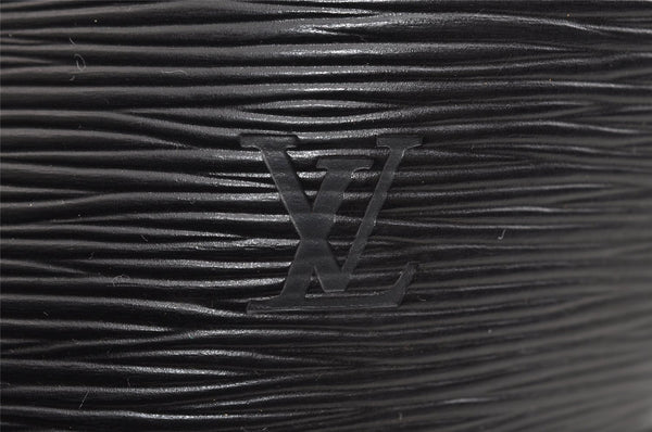 Auth Louis Vuitton Epi Saint Jacques Shopping Shoulder Bag Black M52262 LV 7956I
