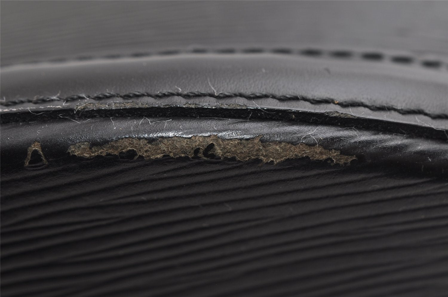 Auth Louis Vuitton Epi Saint Jacques Shopping Shoulder Bag Black M52262 LV 7956I