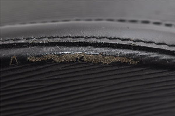 Auth Louis Vuitton Epi Saint Jacques Shopping Shoulder Bag Black M52262 LV 7956I