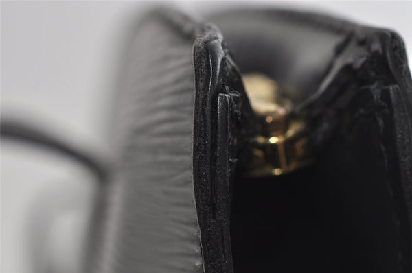 Auth Louis Vuitton Epi Saint Jacques Shopping Shoulder Bag Black M52262 LV 7956I