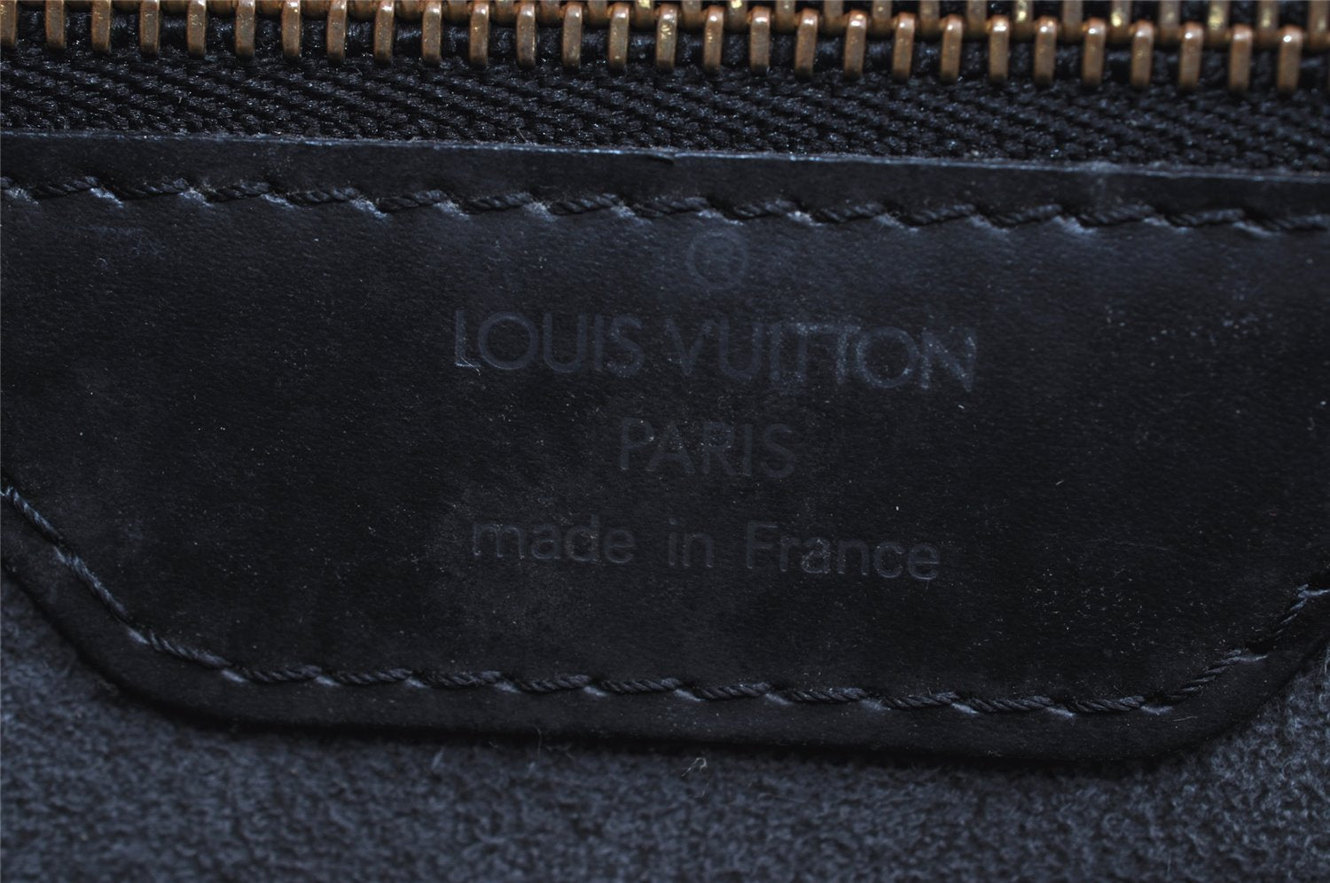 Auth Louis Vuitton Epi Saint Jacques Shopping Shoulder Bag Black M52262 LV 7956I