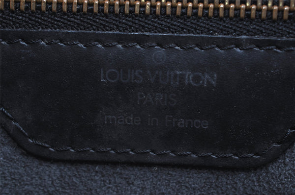 Auth Louis Vuitton Epi Saint Jacques Shopping Shoulder Bag Black M52262 LV 7956I