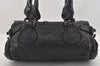 Authentic Chloe Paddington Vintage Leather Shoulder Hand Bag Purse Black 7956M