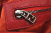 Authentic FENDI Vintage Mamma Baguette Shoulder Hand Bag Purse Leather Red 7958J