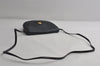 Authentic Christian Dior Shoulder Cross Body Bag Purse Leather Navy Blue 7959I