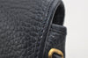 Authentic Christian Dior Shoulder Cross Body Bag Purse Leather Navy Blue 7959I