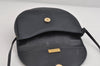 Authentic Christian Dior Shoulder Cross Body Bag Purse Leather Navy Blue 7959I